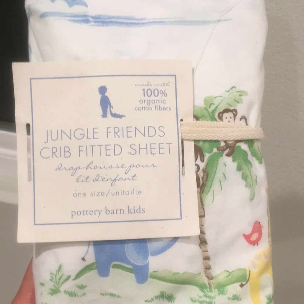Pottery barn kids/ baby crib fitted sheet